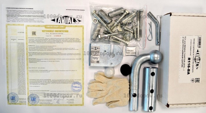 Фаркоп TAVIALS K120-BA KIA Ceed hb (JD) 2012-н.в. — рисунок 1