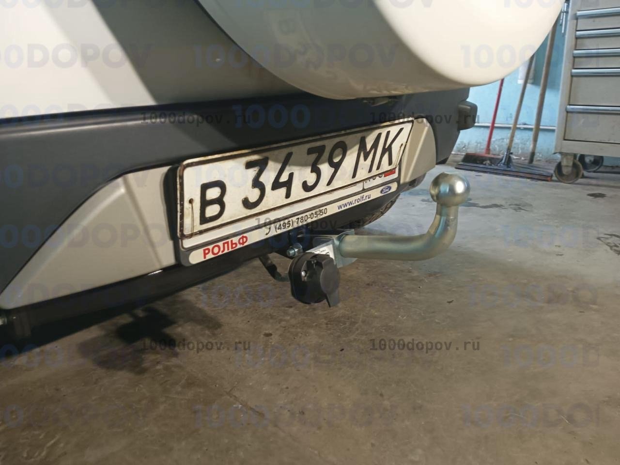 Фаркоп Motodor 90703-A Ford Ecosport 2014-2018 (оцинк. шар) — рисунок 2