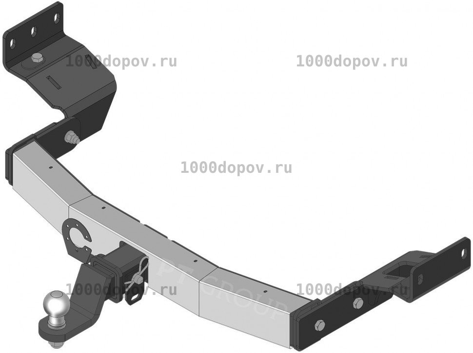 Фаркоп PT GROUP MPS-21-991101.22 Mitsubishi Pajero Sport 2021-н.в. — рисунок 11