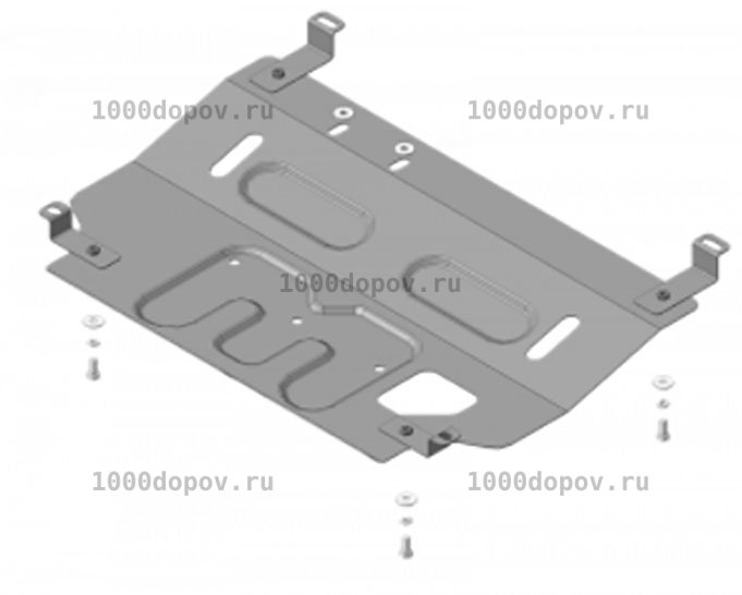 Защита Motodor 70512 Daewoo Matiz 2000-2016 (Картер,КПП) — рисунок 1