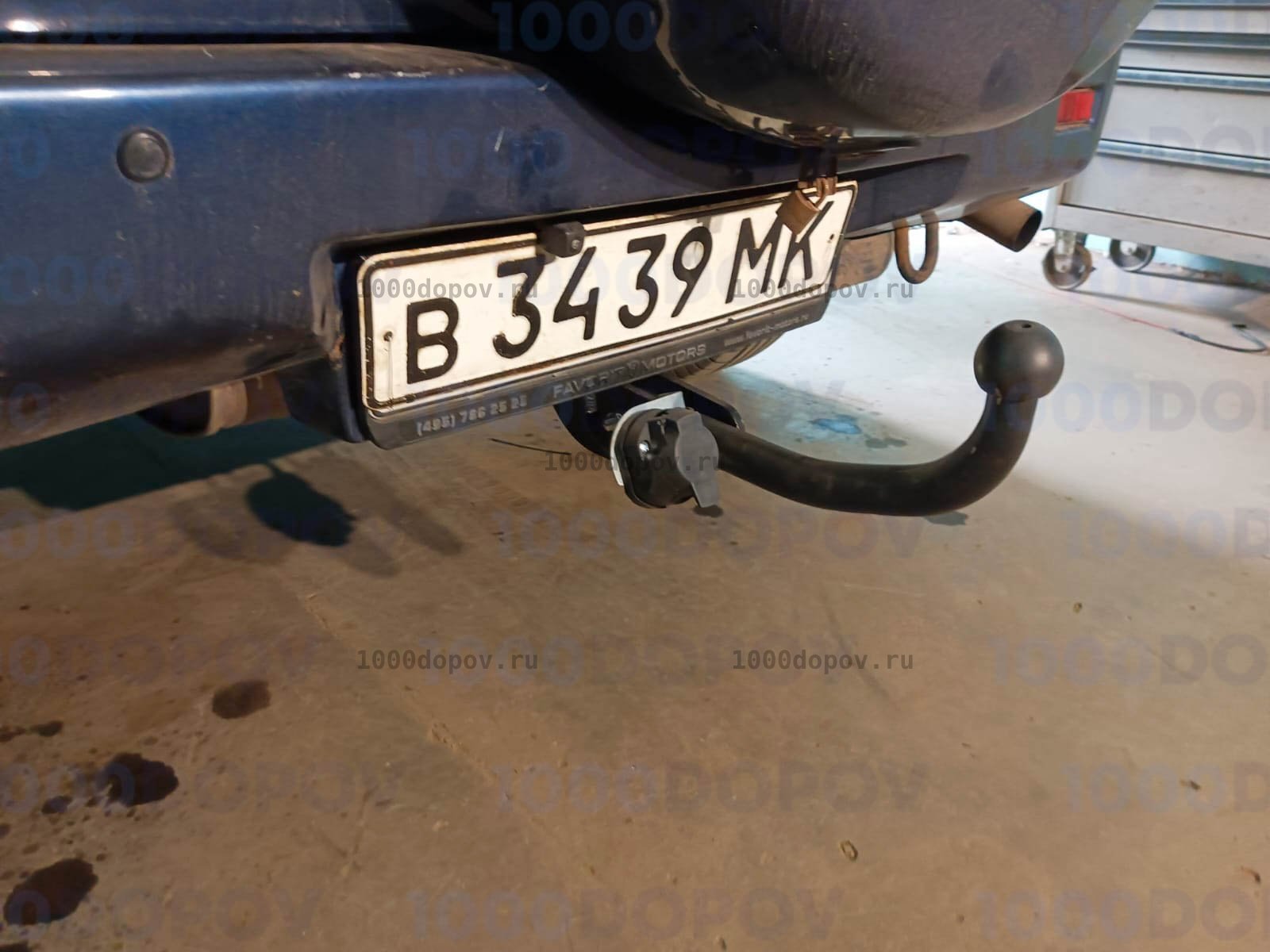 Фаркоп Трейлер 7900 Suzuki Grand Vitara 2005-2015 (5 дв., 2л, запасное колесо на двери) — рисунок 5