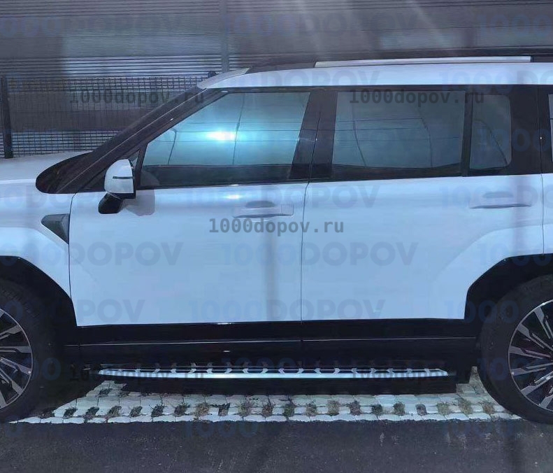 Пороги подножки на Hyundai Santa Fe 5 2024 — рисунок 1