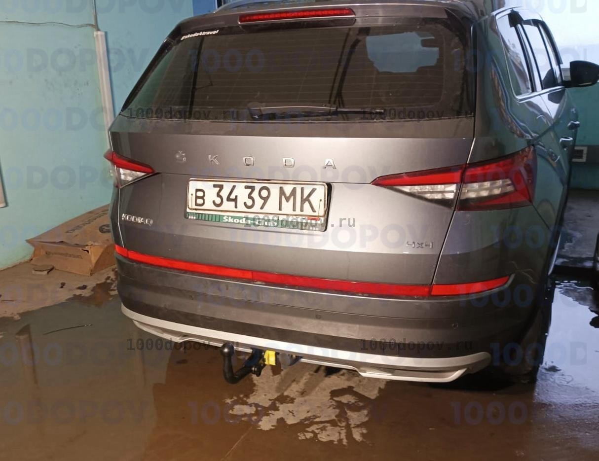 Фаркоп BERG F.5111.003 Skoda Octavia 2013-2020, 2020-н.в. (быстросъемный) — рисунок 1