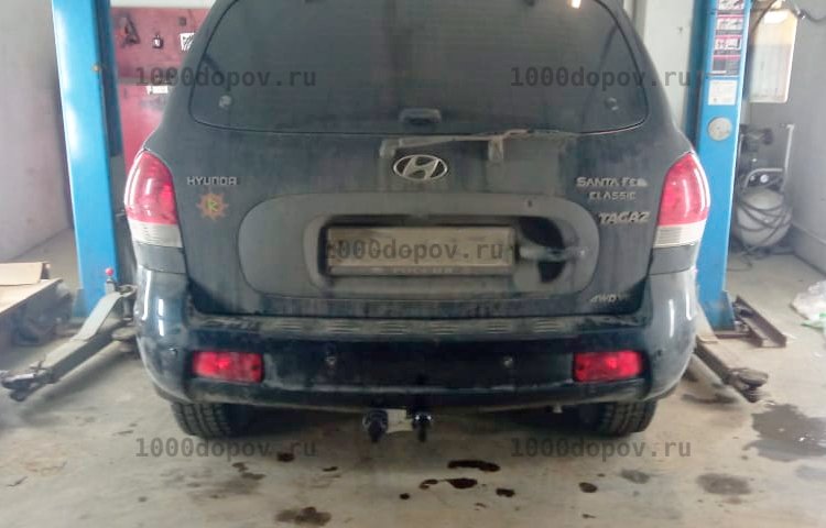 Фаркоп Трейлер 7230 Hyundai Santa Fe Classic (ТагАЗ) 2007-н.в. — рисунок 3