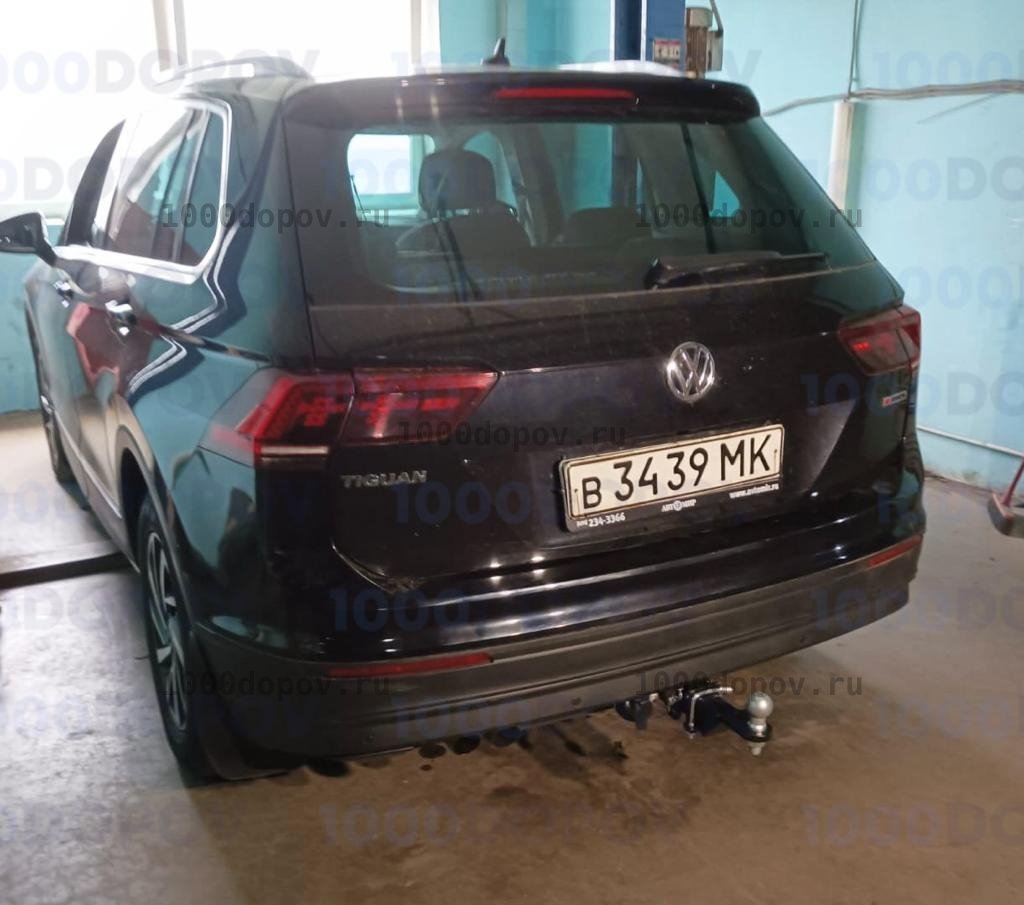 Фаркоп Leader Plus V123-E Volkswagen Tiguan 2 2016-н.в. — рисунок 5