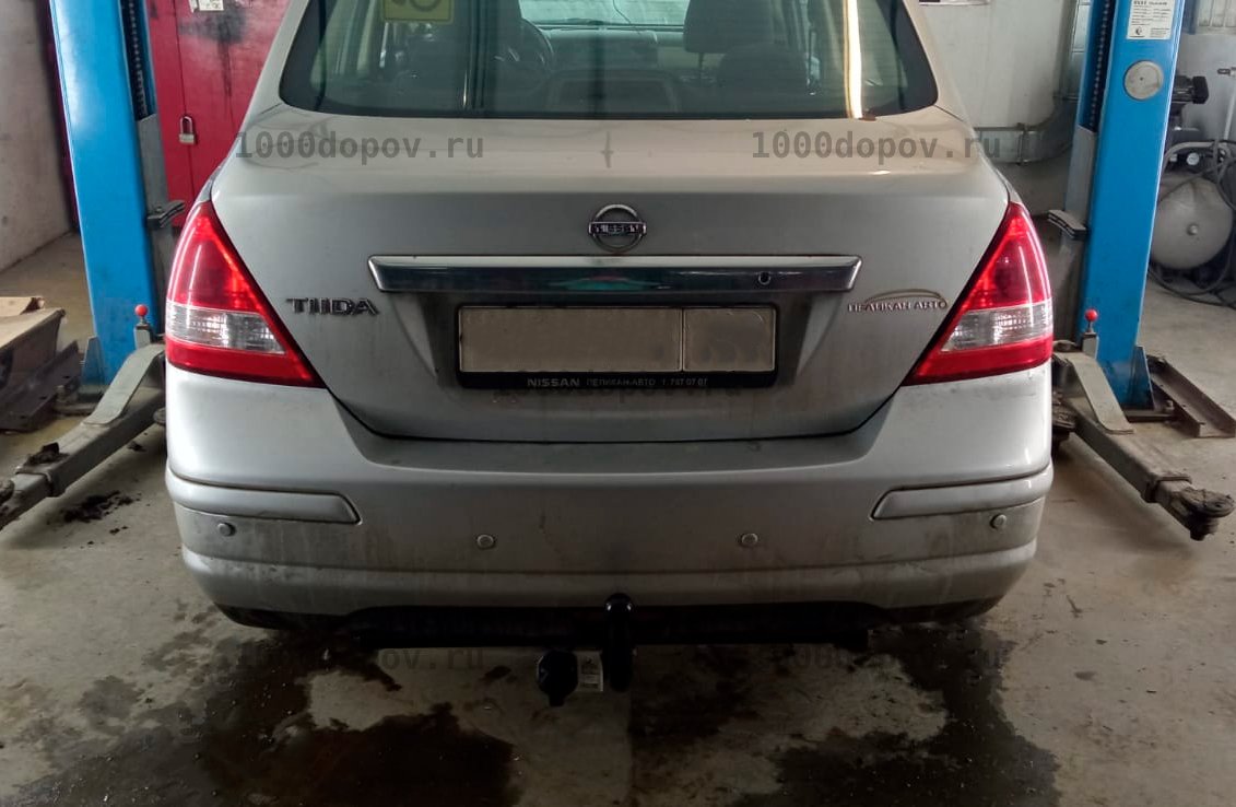 Фаркоп Leader Plus N119-A Nissan Tiida (C11) седан 2007-2014 — рисунок 3