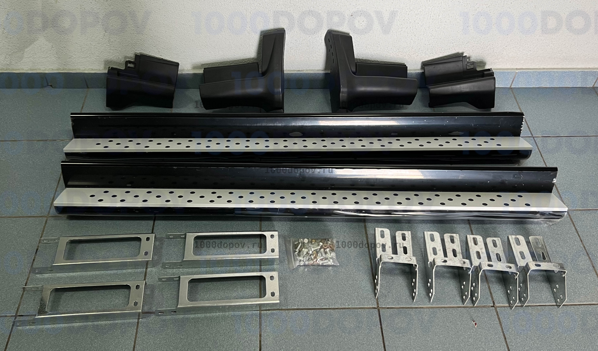 Пороги подножки на Honda CR-V 3 2006-2012 — рисунок 8
