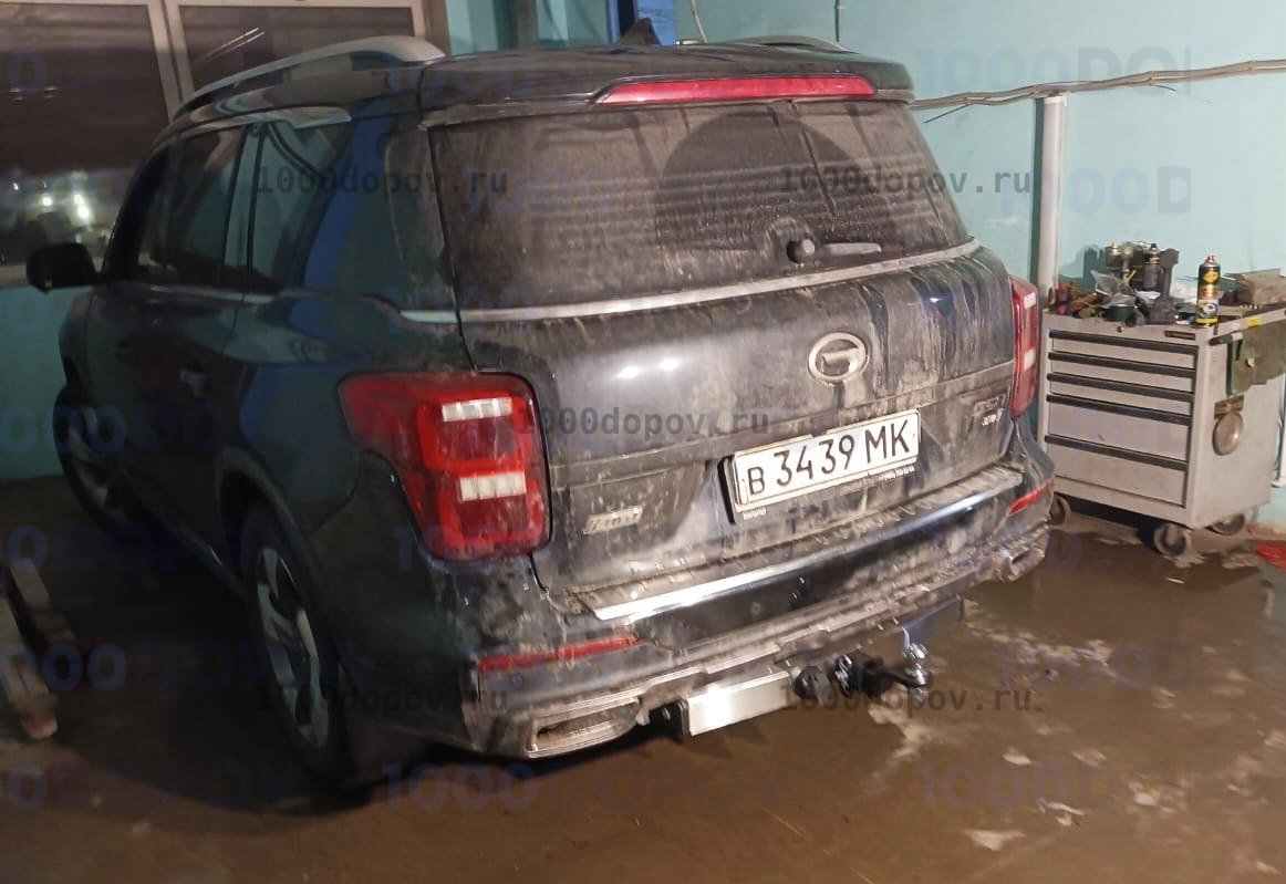 Фаркоп PT GROUP GAC-19-991124.00 GAC GS8 с 2019-2023 (нерж. накладка) — рисунок 1