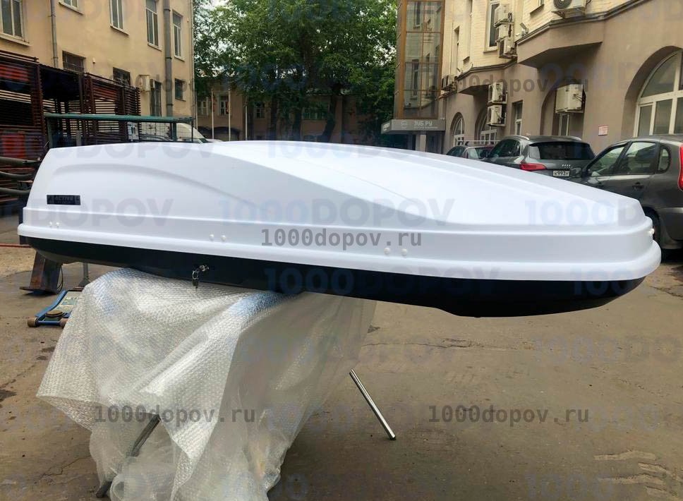 Автобокс ПТ Групп ACTIVE L (650 л.) двусторонний белый — рисунок 13