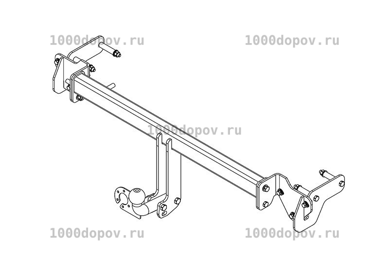 Фаркоп Avtos CV 10 Ravon R2 2016-н.в. — рисунок 1