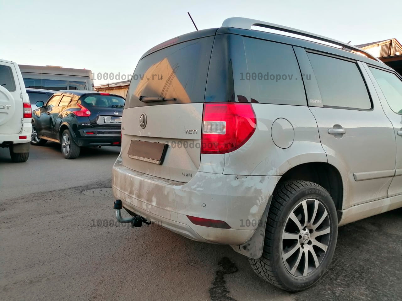 Фаркоп Motodor 92711-A Skoda Yeti 2009-2018 (с оцинк. шаром) — рисунок 1