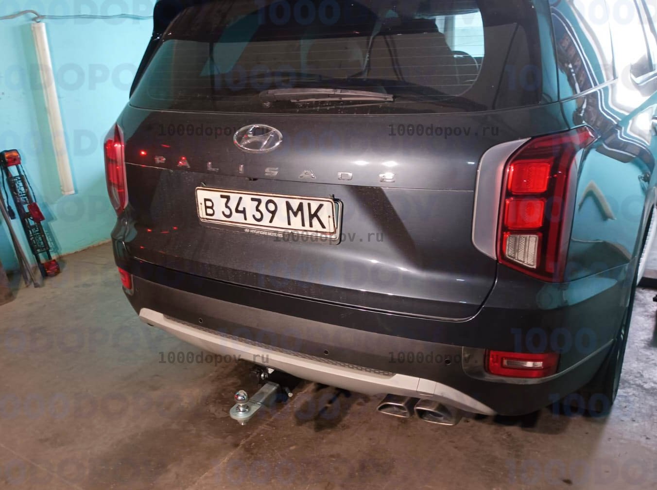 Фаркоп Motodor 90915-E Hyundai Palisade 2020-2025 (оцинк. шар) — рисунок 1