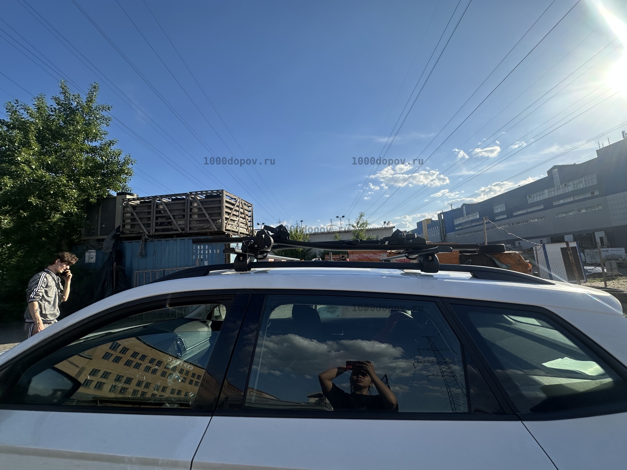 Велобагажник на крышу автомобиля черный — рисунок 23