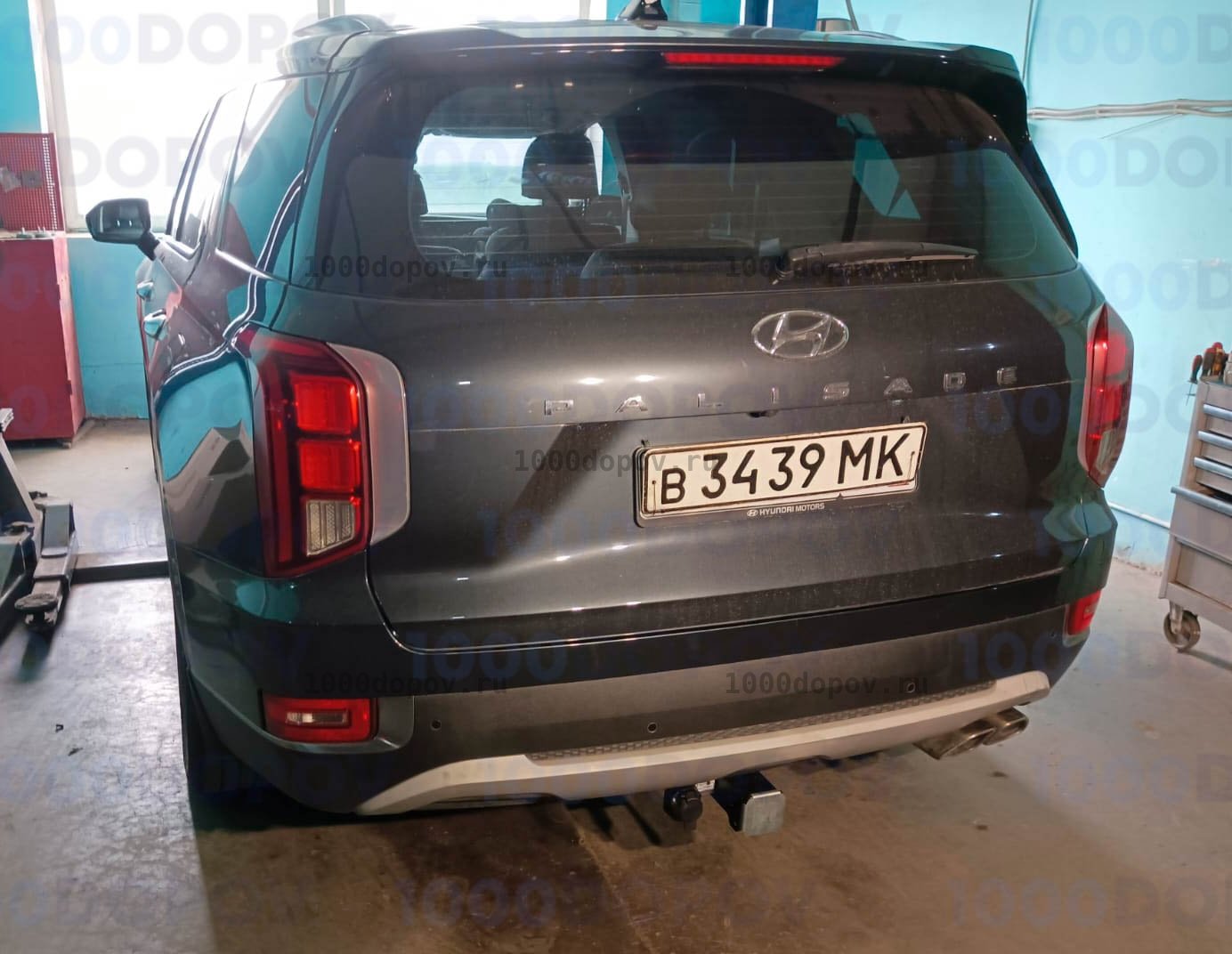 Фаркоп Motodor 90915-E Hyundai Palisade 2020-2025 (оцинк. шар) — рисунок 3