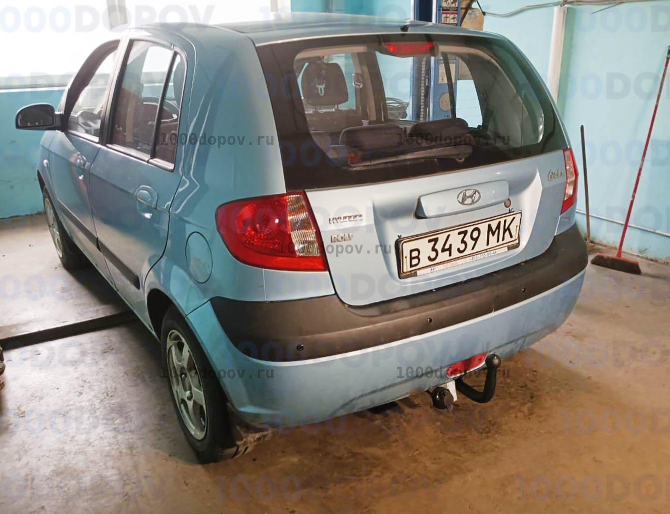 Фаркоп Avtos HY 16 Hyundai Getz 2005-2011 — рисунок 1