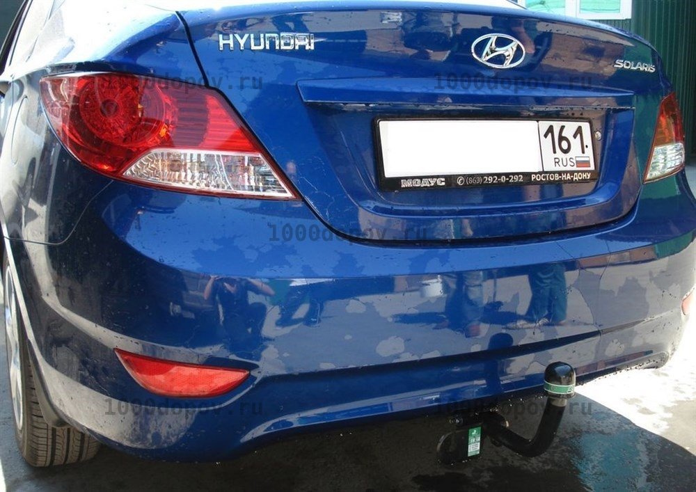Фаркоп Leader Plus H219-A Hyundai Solaris седан, hb 2010-2017 — рисунок 22