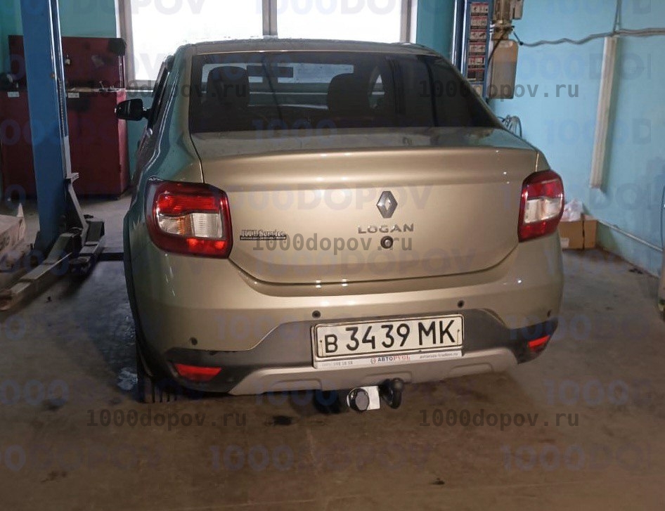 Фаркоп Avtos RN 10 Renault Logan Stepway 2018-н.в. — рисунок 5