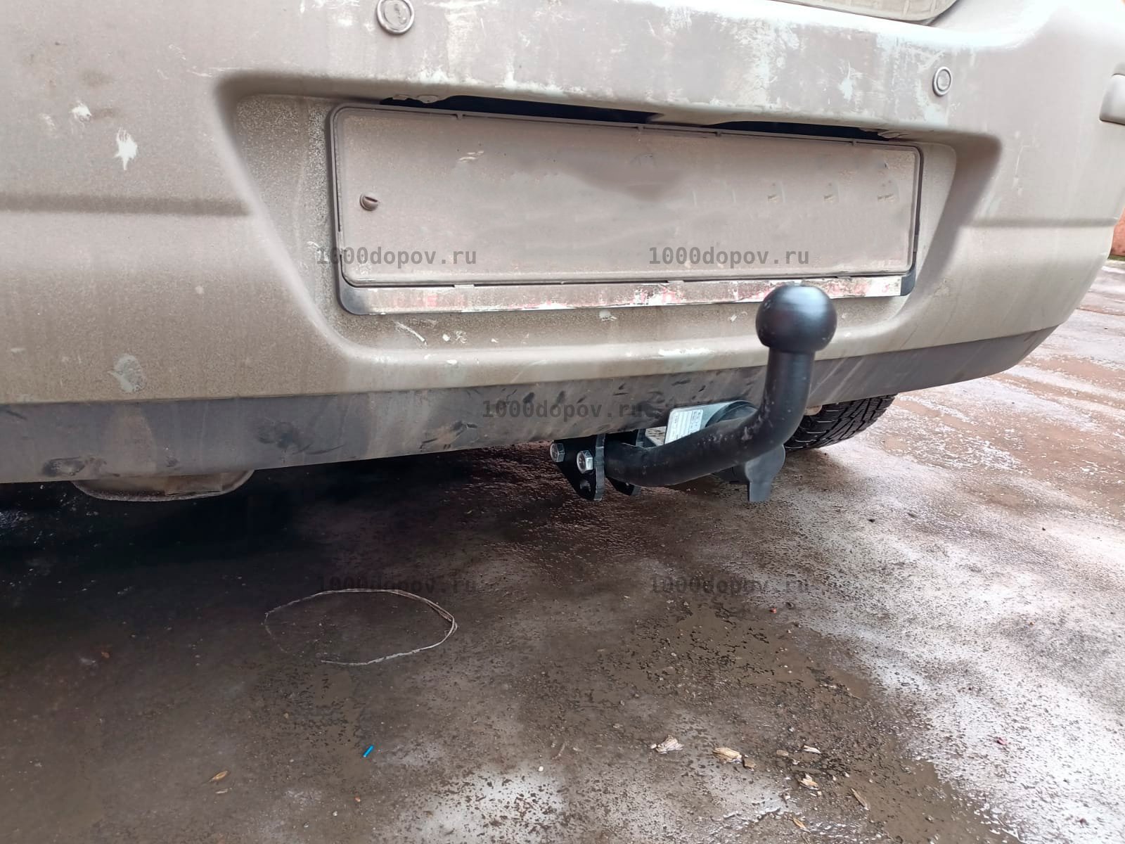 Фаркоп Avtos NS 23 Nissan Tiida (седан, hb) 2007-н.в. — рисунок 9