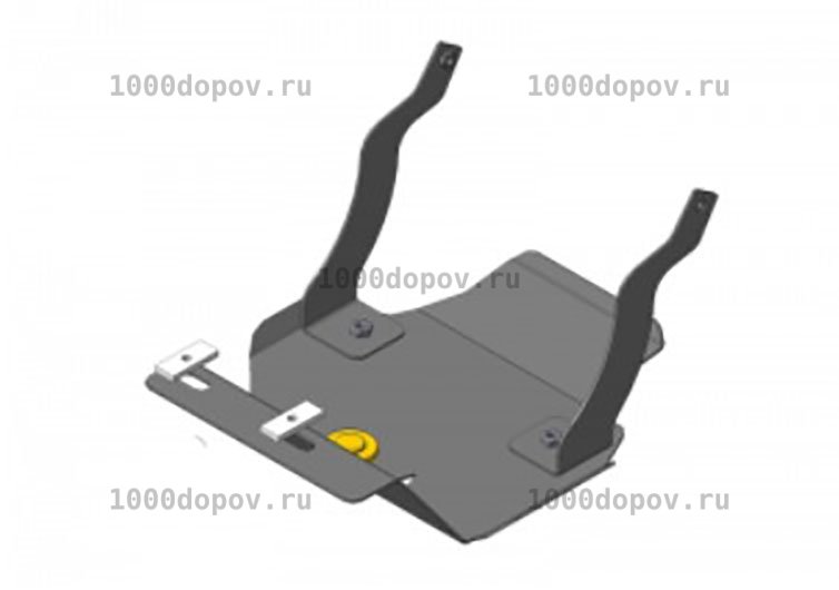 Защита Motodor 10213 BMW 3 (e90) 2008-2011 (Зад. дифф.) — рисунок 2