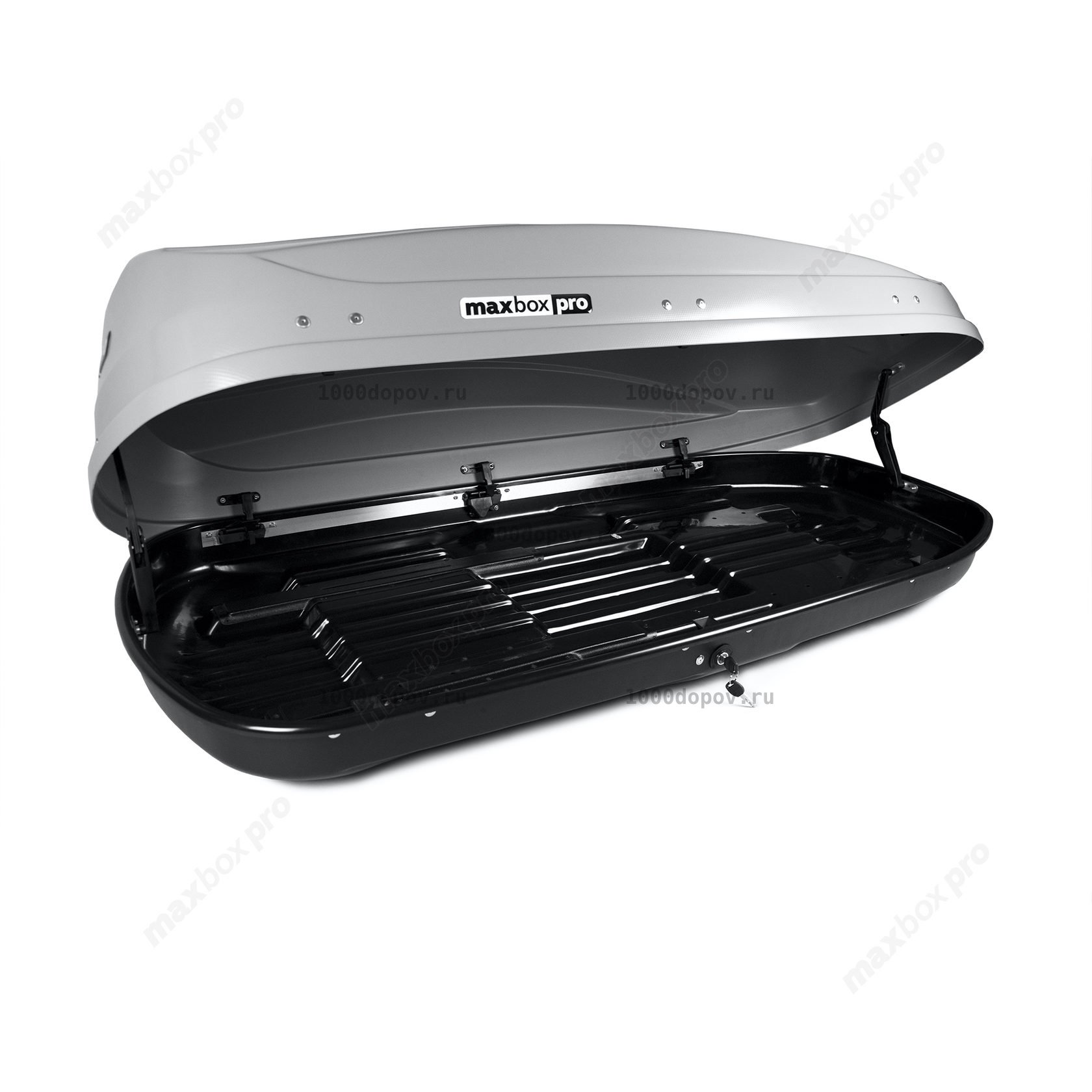 Автобокс MaxBox PRO 460 (средний) карбон серый — рисунок 25