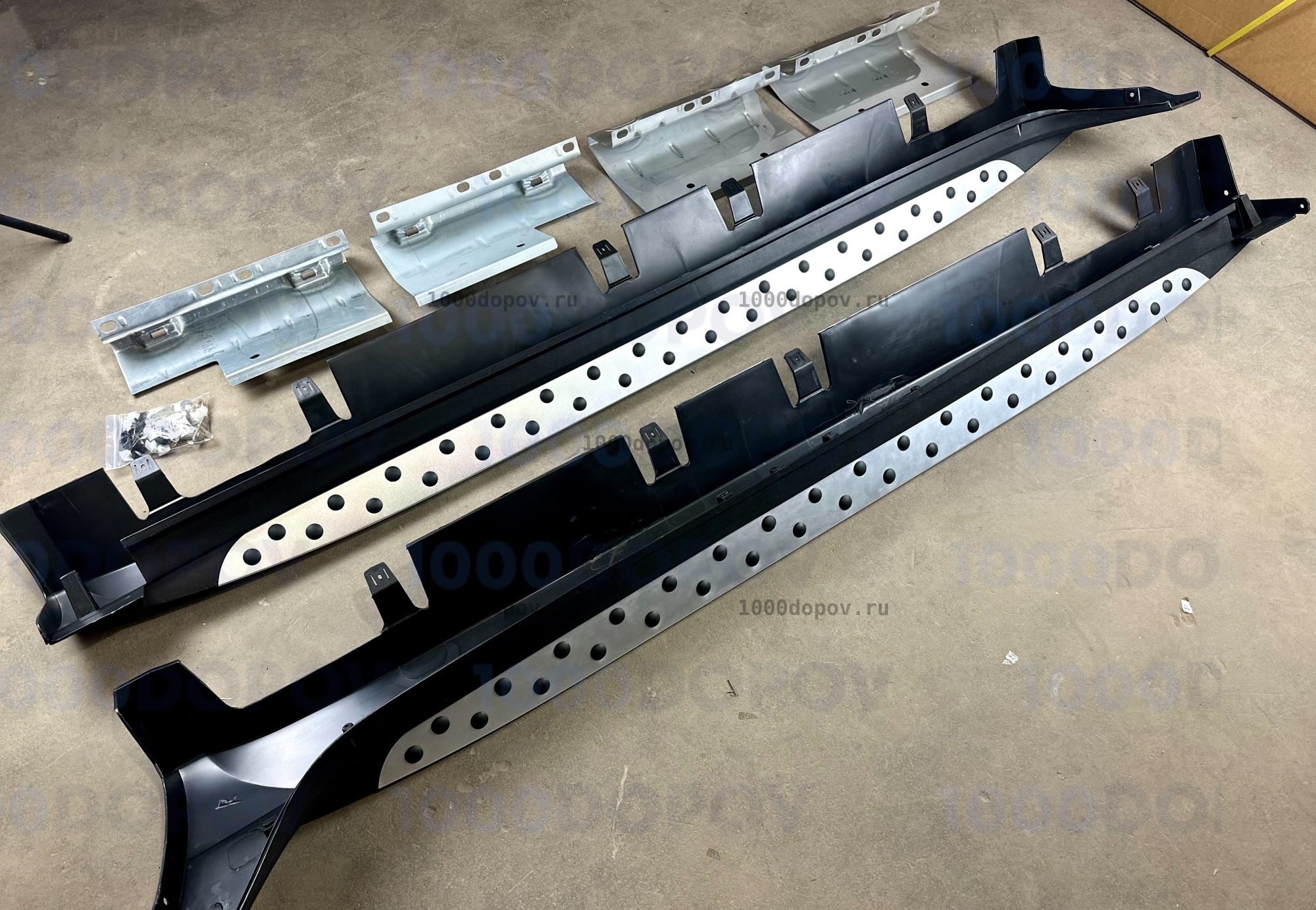 Пороги подножки на Hyundai IX35 2010-2015 — рисунок 3