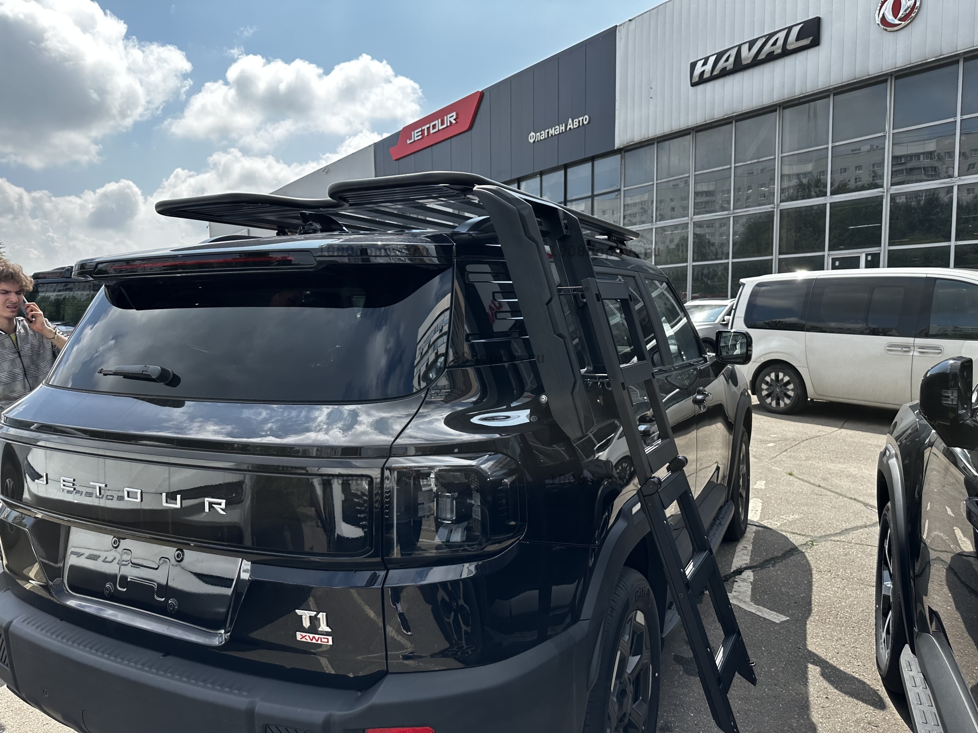 Боковая лестница для внедорожника Jetour T1 2025-н.в. — рисунок 17