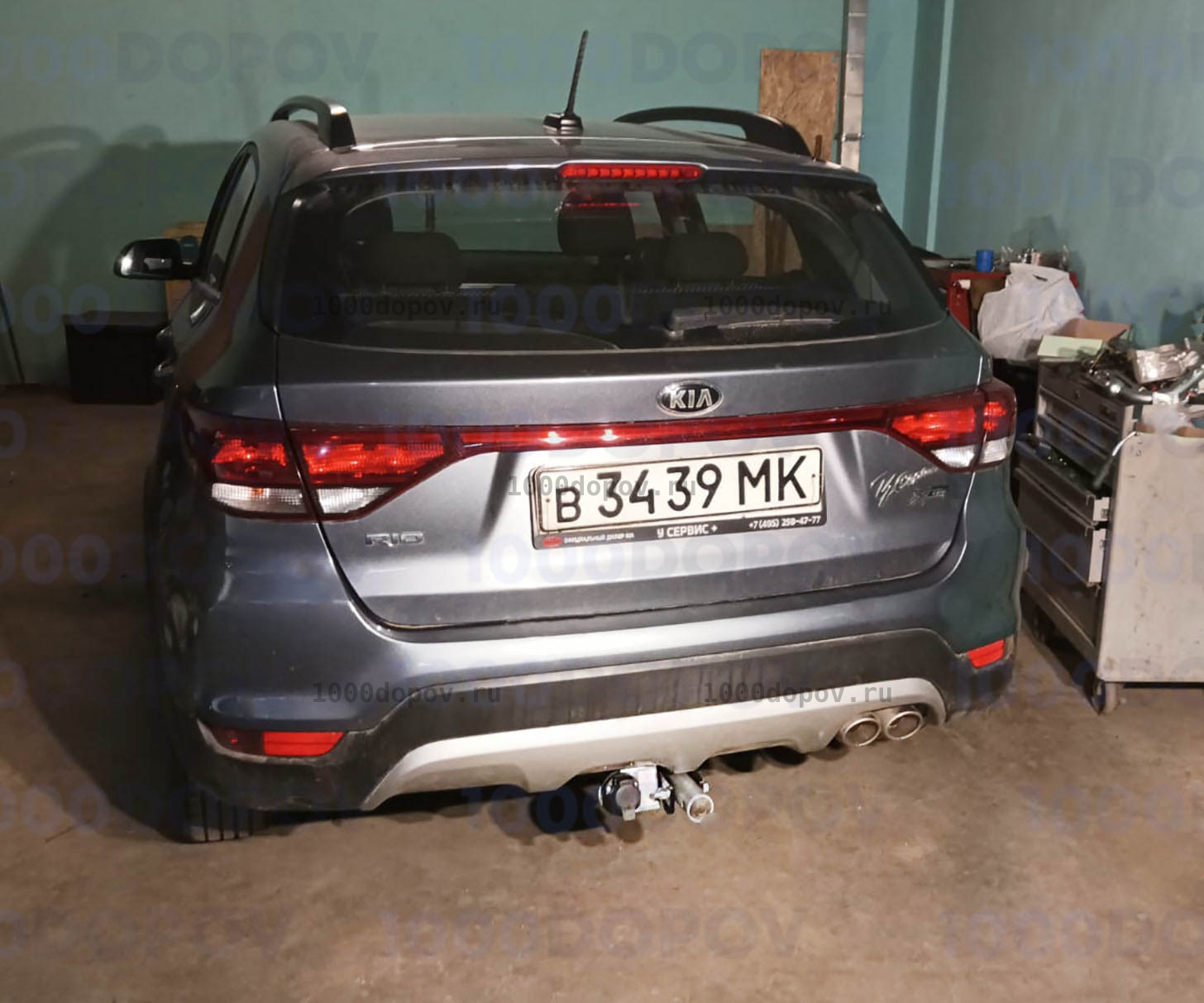 Фаркоп TAVIALS K123-BA Kia Rio X-Line 2017-н.в. — рисунок 11