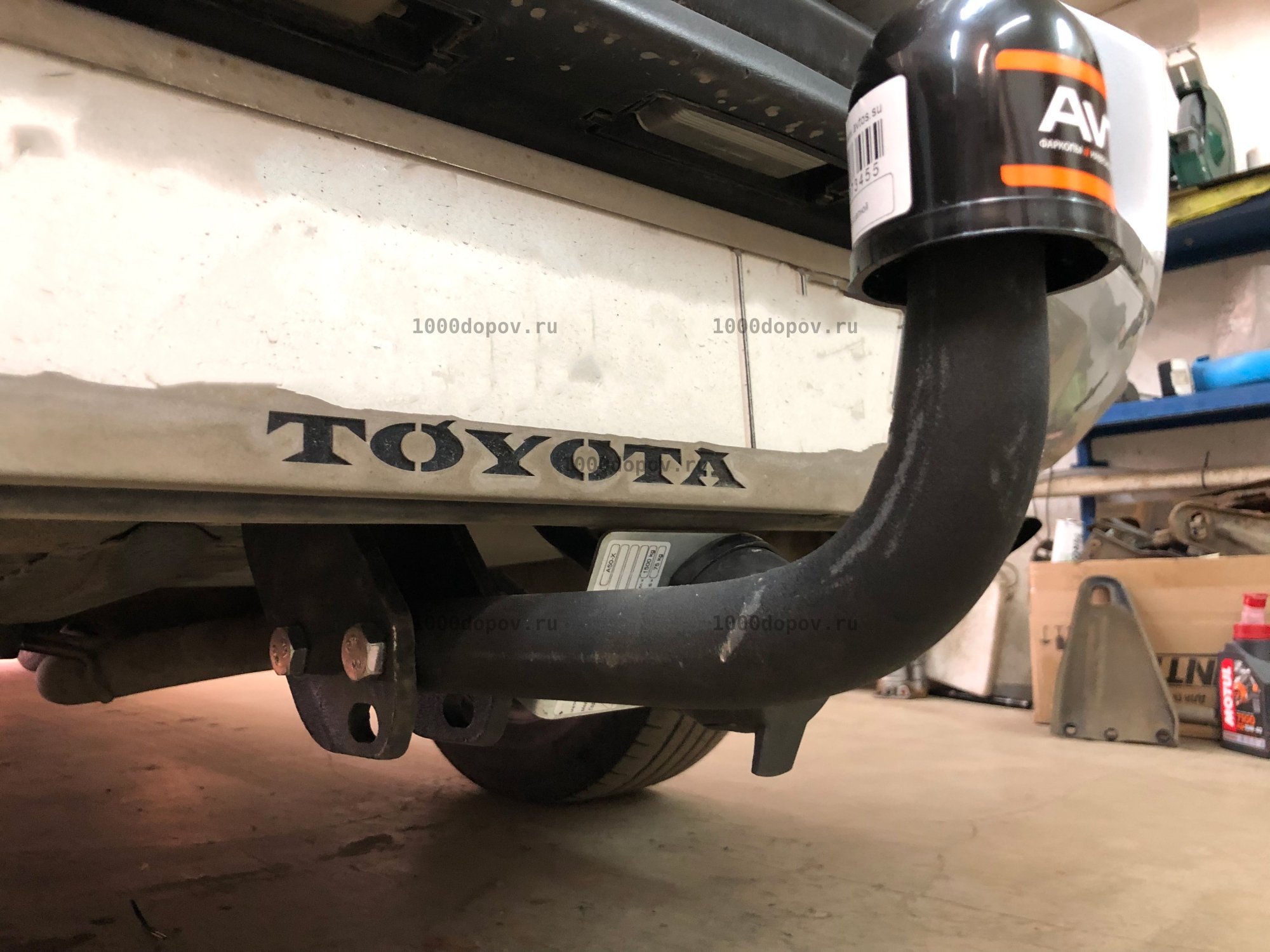 Фаркоп Avtos TY 49 Toyota RAV-4 (2.4L, только версия Long) 2007-2012 — рисунок 10