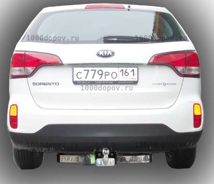 Фаркоп Leader Plus H224-F(N) Hyundai Santa Fe (DM) 2012-н.в. — рисунок 1