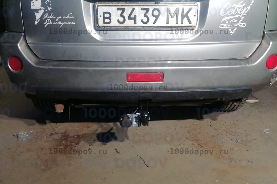 Фаркоп Leader Plus N102-A Nissan X-Trail 1 (T30) 09/2001-2007 — рисунок 2