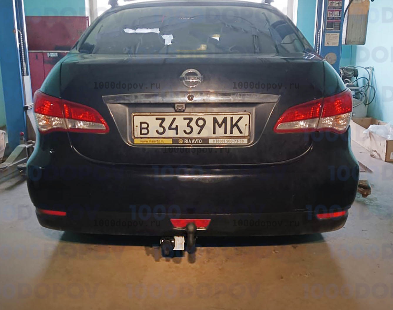 Фаркоп Avtos NS 24 Nissan Almera 2013-н.в. — рисунок 10