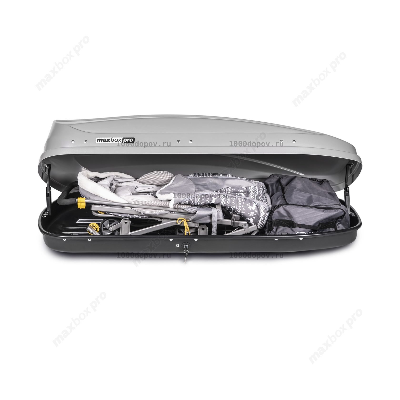 Автобокс MaxBox PRO 460 (средний) серый — рисунок 17