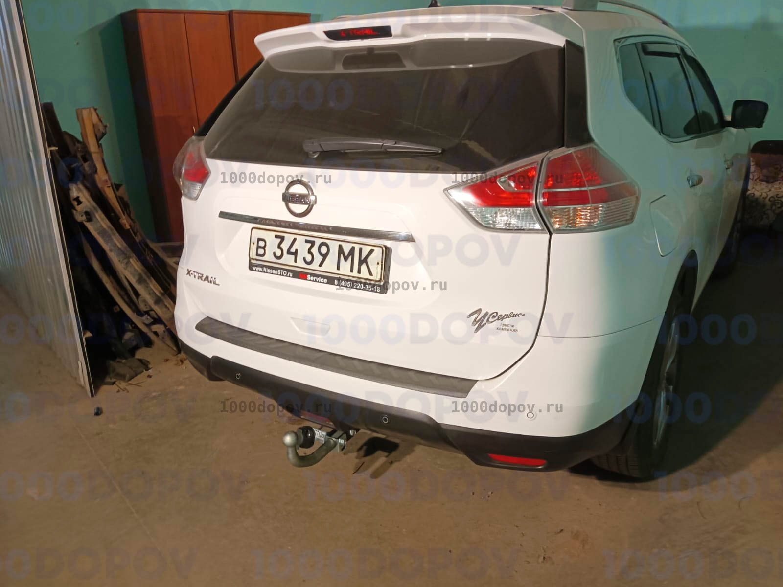Фаркоп Motodor 91412-A Nissan X-Trail (T32) 2014-н.в. (оцинк. шар) — рисунок 9