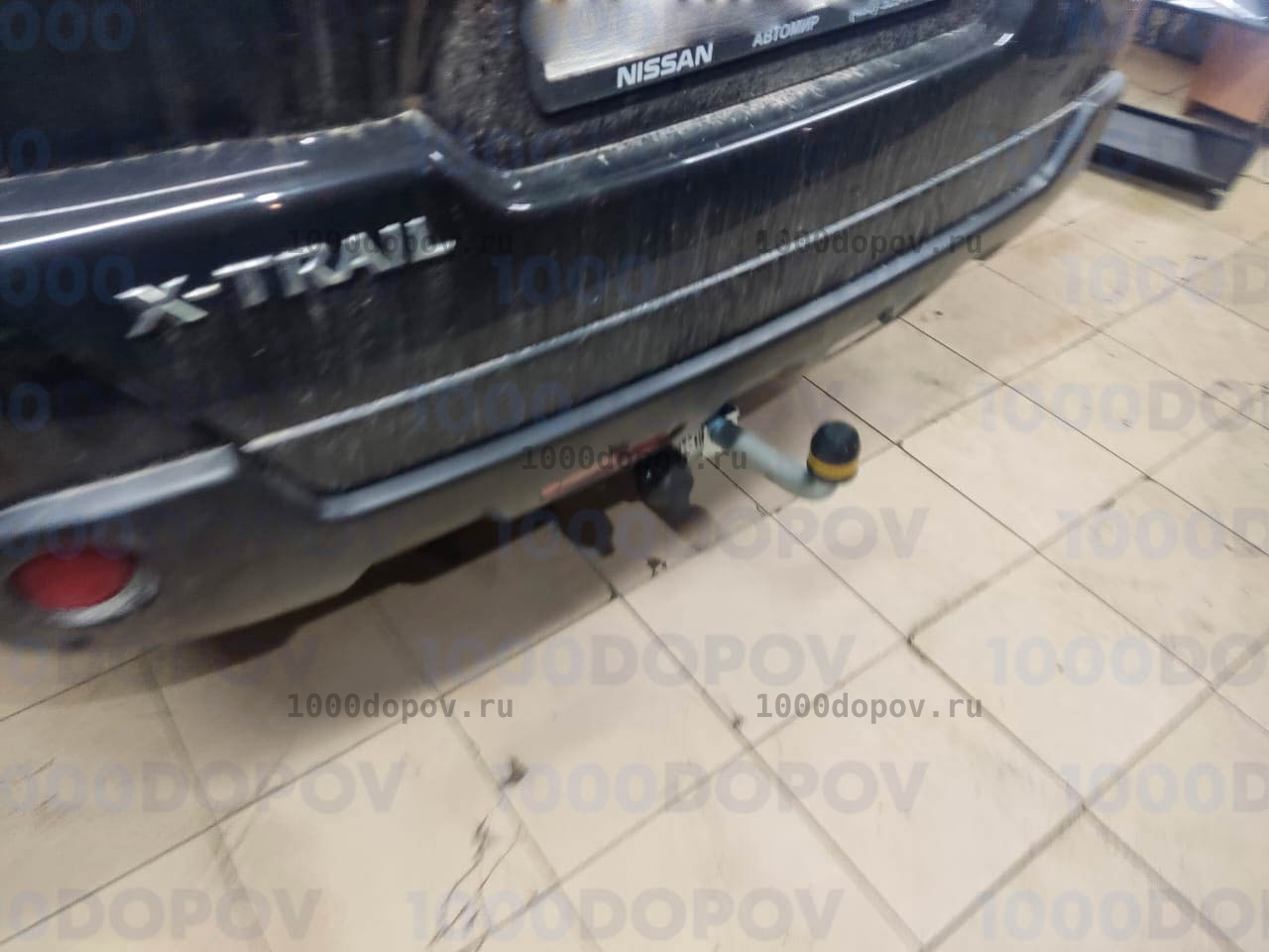 Фаркоп Motodor 91402-A Nissan X-Trail (T31) 2007-2014 (оцинк. шар) — рисунок 3