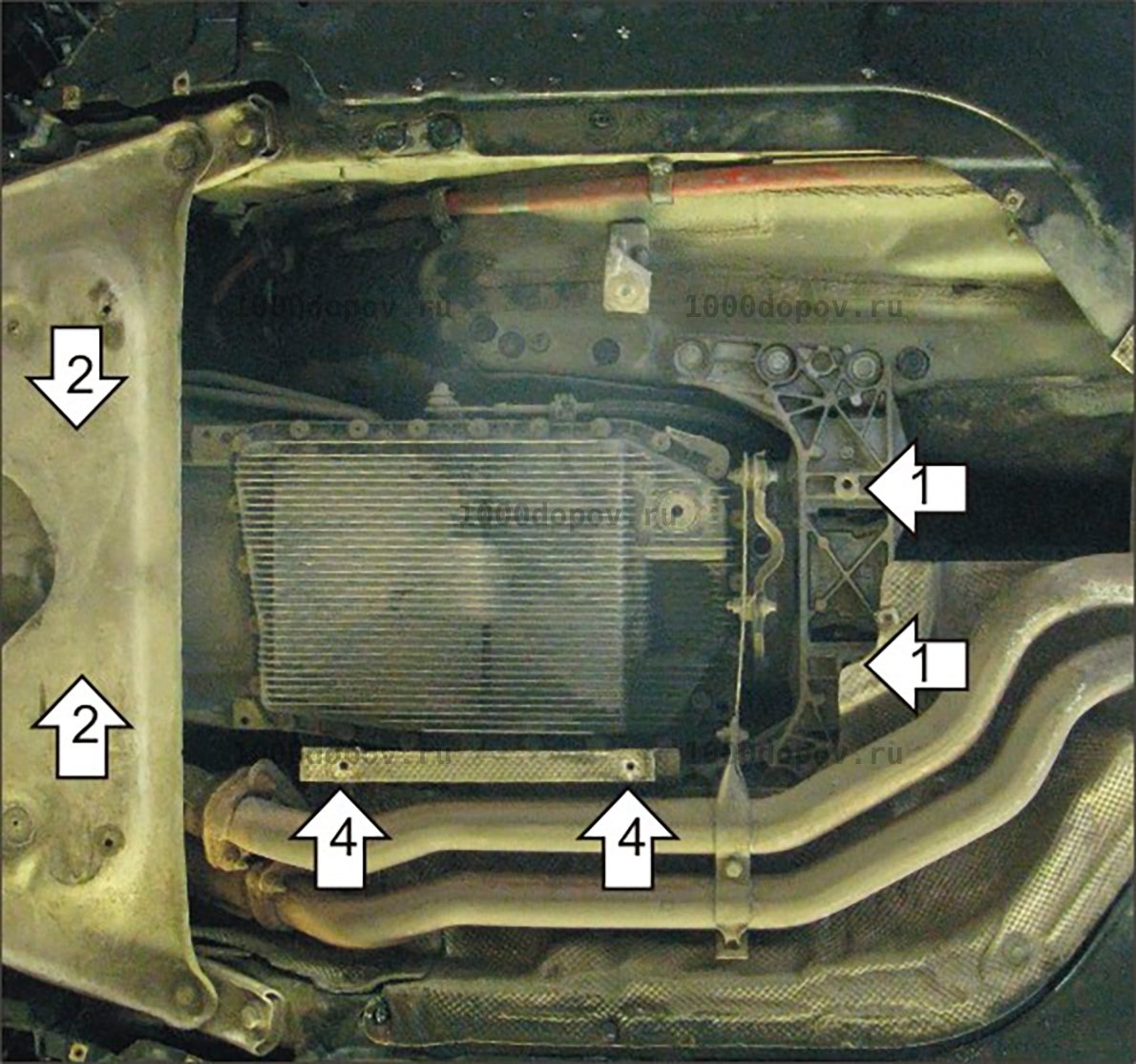 Защита Motodor 00217 на BMW 5 (e60) 2003-2007 (КПП) — рисунок 3