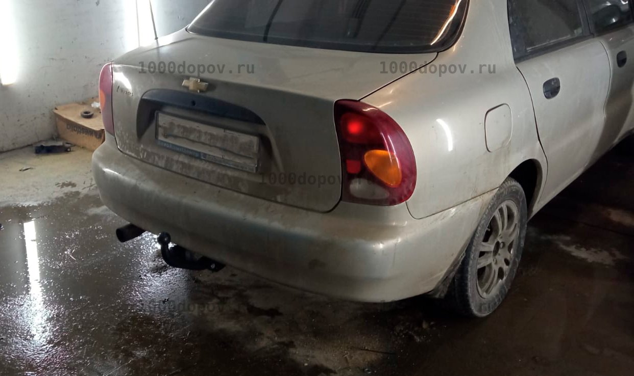Фаркоп Трейлер 9410 Chevrolet Lanos (сборка ЗАЗ) 2005-2009 — рисунок 2