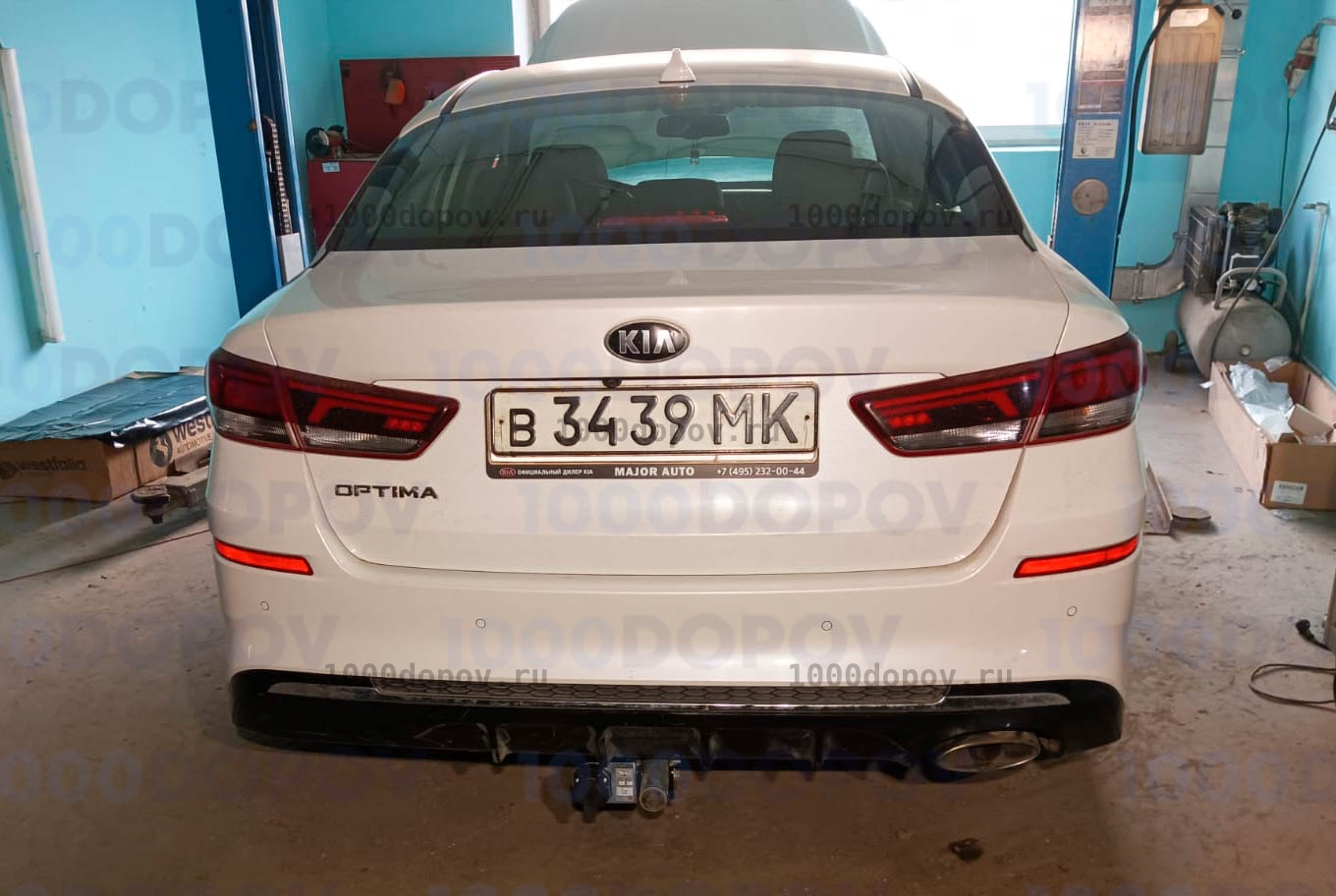 Фаркоп Leader Plus K126-BA Kia Optima 2016-н.в. — рисунок 8