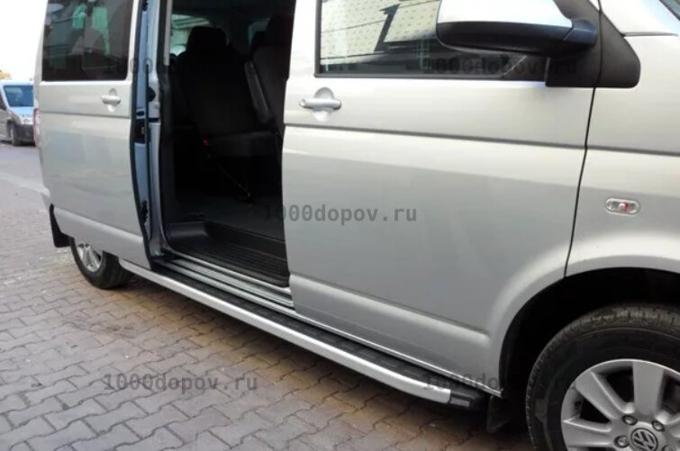 Пороги подножки на VOLKSWAGEN T5, T6 Длинная база 2003-н.в. — рисунок 2