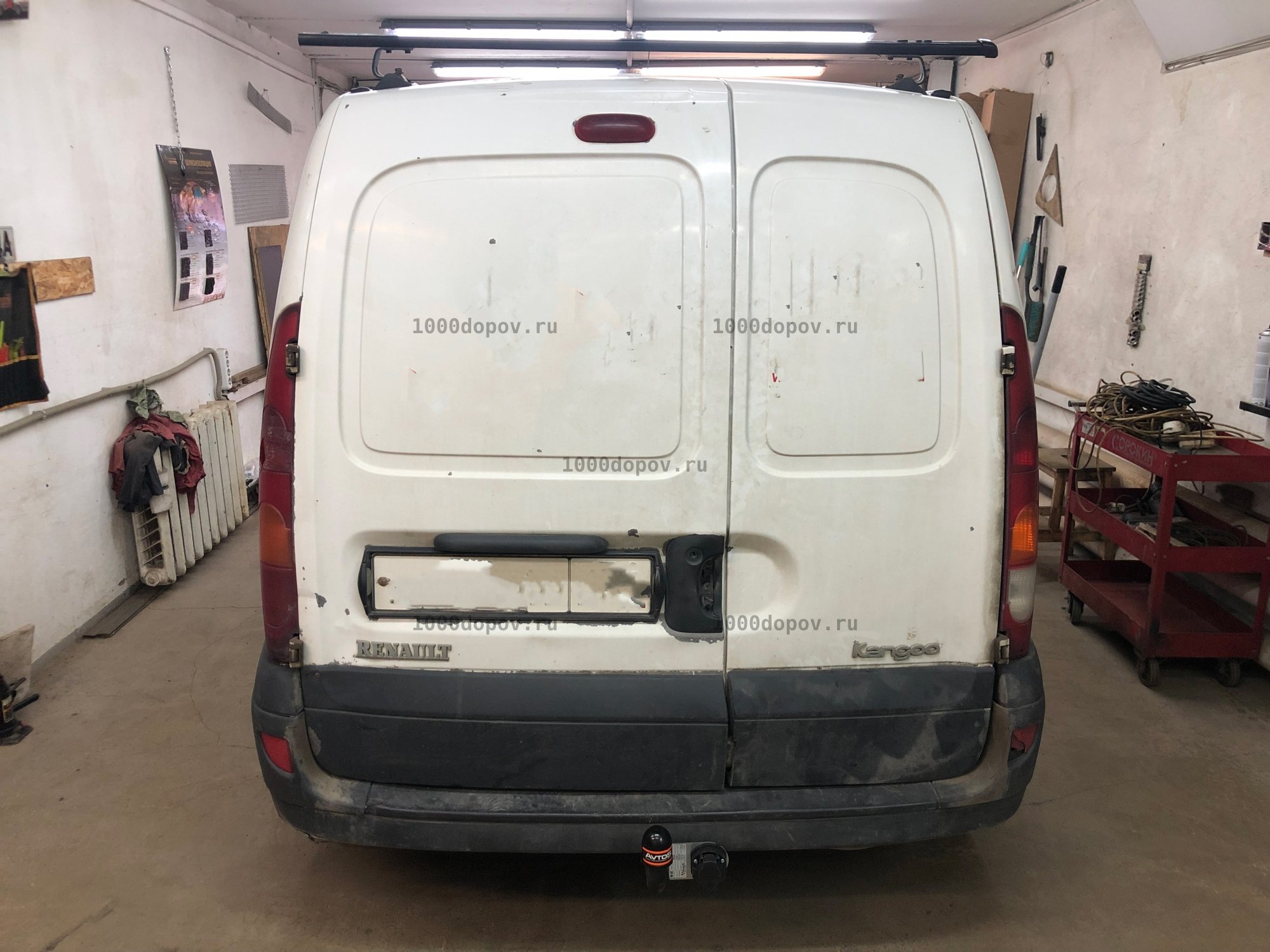 Фаркоп Avtos RN 05 Renault Kangoo 1998-2008 — рисунок 6