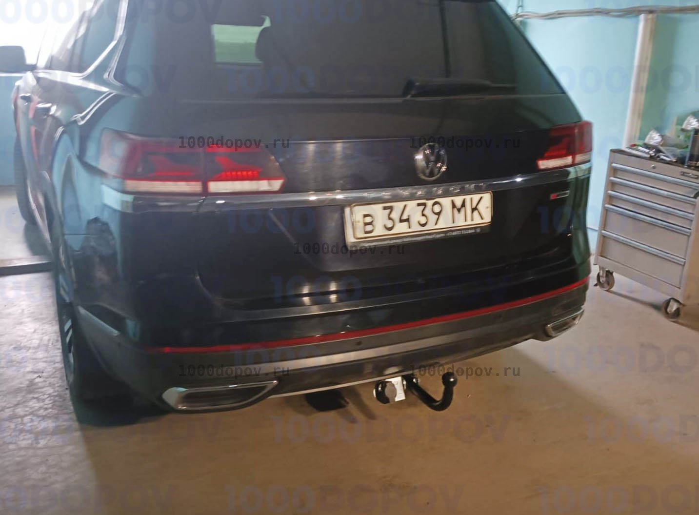 Фаркоп Leader Plus V127-A Volkswagen Teramont 2017-н.в. — рисунок 3
