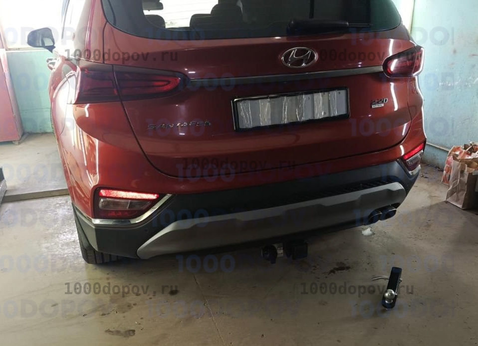 Фаркоп Leader Plus H230-E Hyundai Santa Fe 2018 - 2020 — рисунок 3