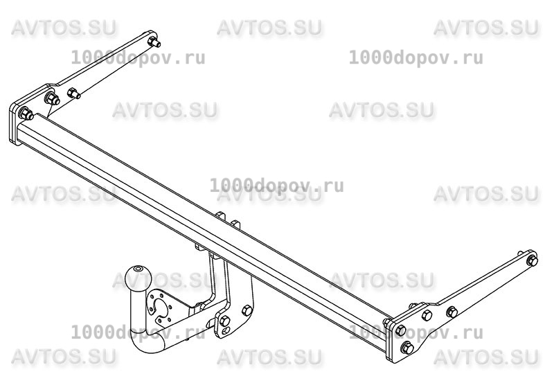 Фаркоп Avtos SZ 12 Suzuki Vitara 2015-н.в. — рисунок 4
