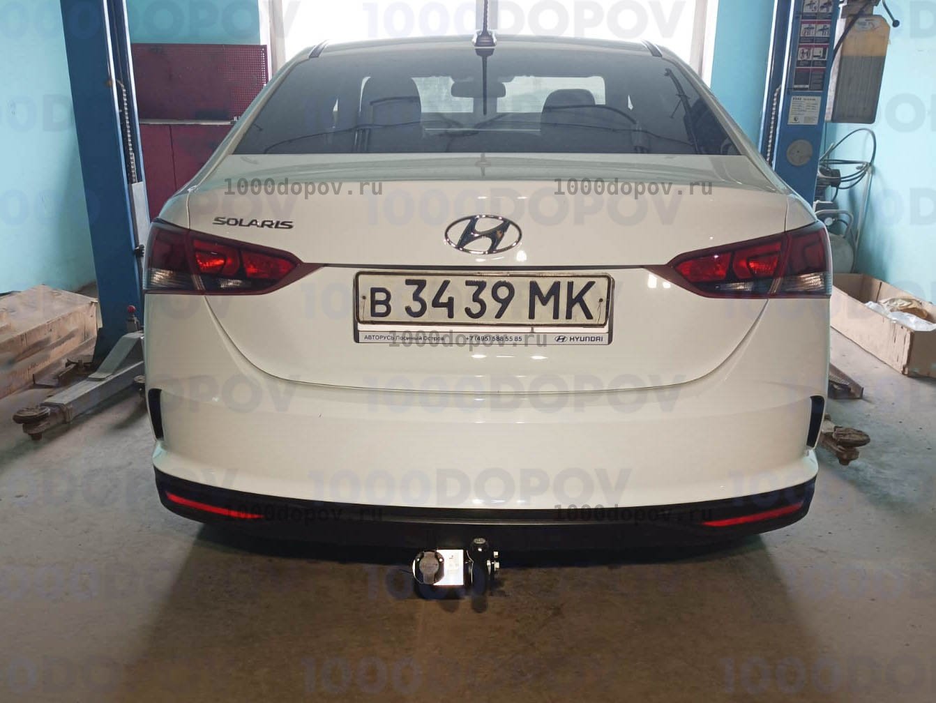 Фаркоп Leader Plus H228-A Hyundai Solaris 2 2017-н.в. — рисунок 8