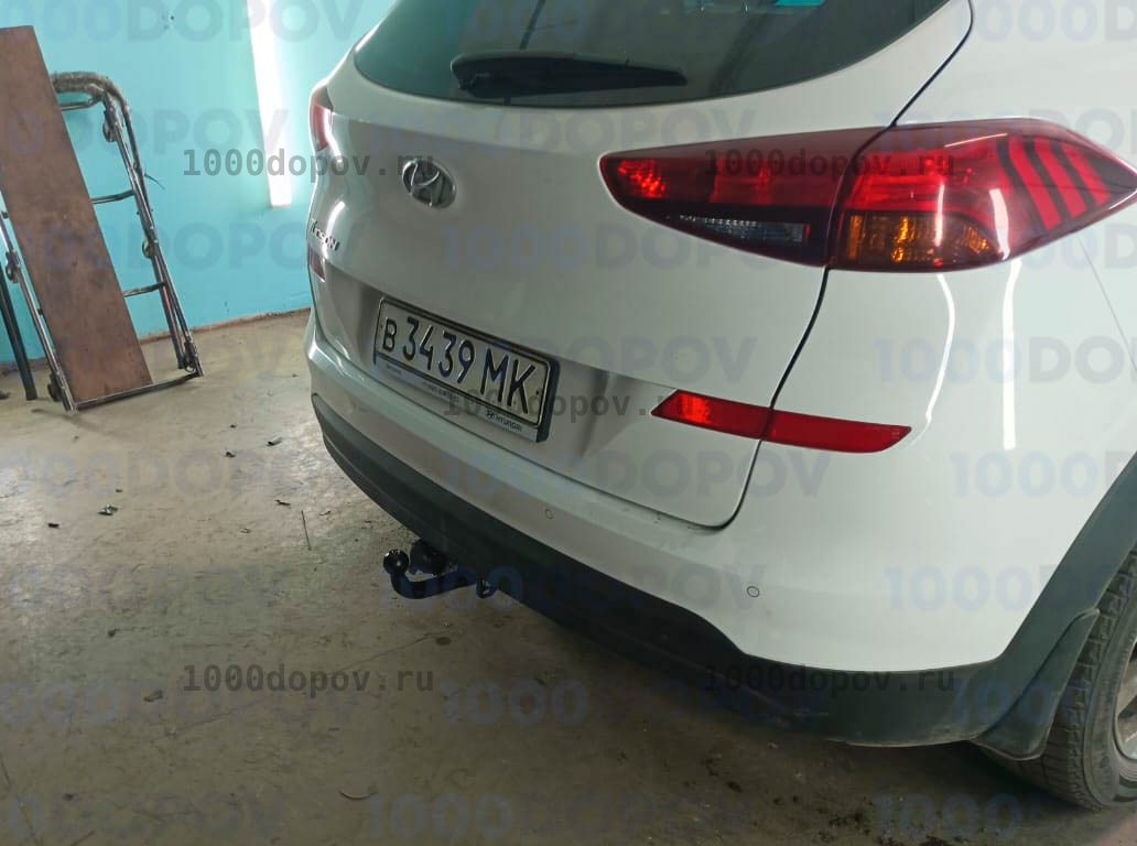 Фаркоп Leader Plus K124-A Hyundai Tucson 2018-н.в. кроме авто с двигателем 2,4 л — рисунок 2
