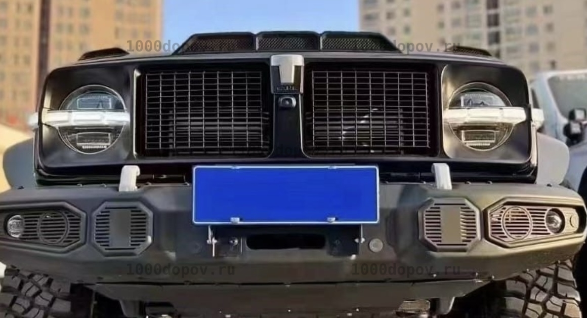 Решетка радиатора на TANK 300 черная — рисунок 1