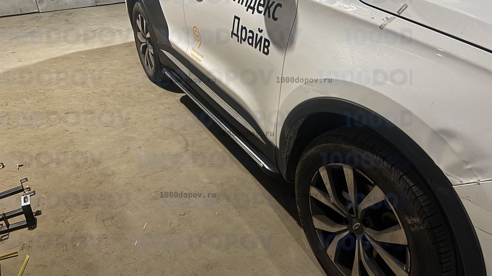Пороги подножки на Chery Tiggo 7 PRO 2021-н.в — рисунок 14