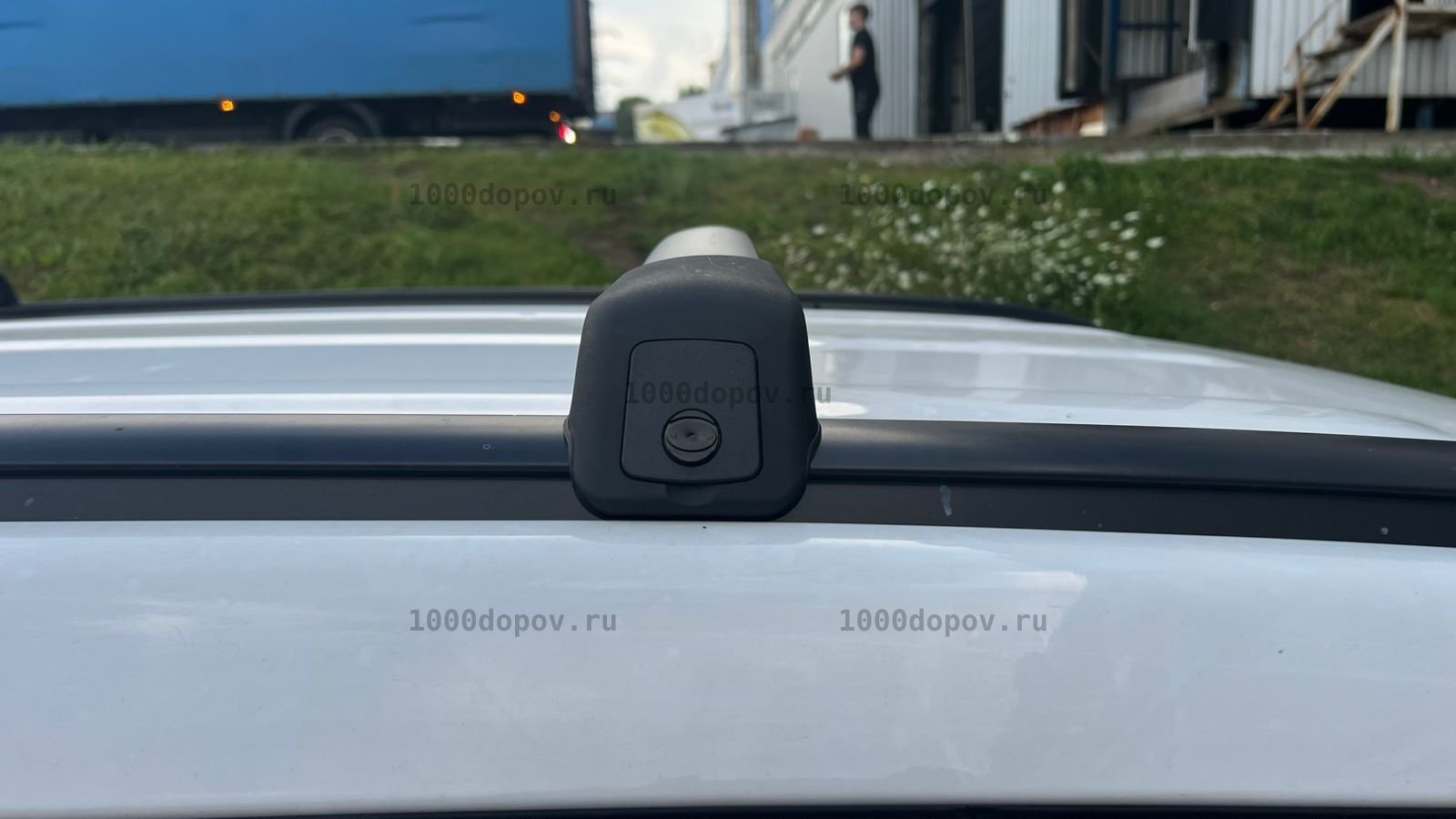 Багажник на рейлинги Hyundai Santa Fe 2015-2018 штатный (в т.ч GRAND) — рисунок 4