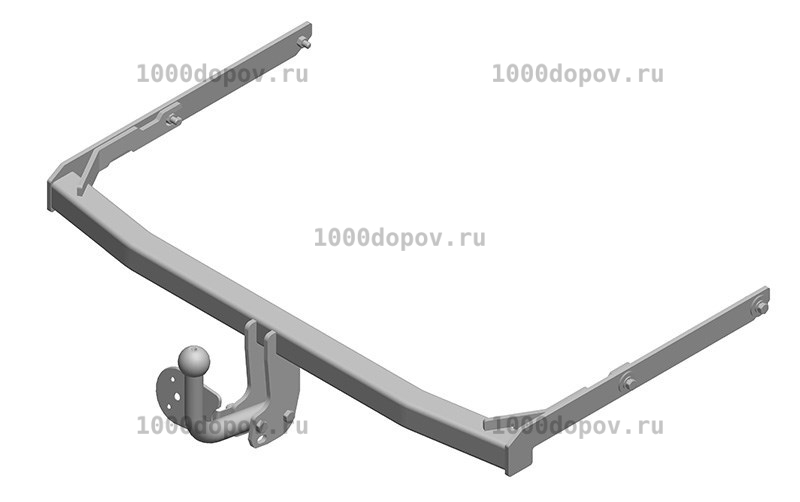 Фаркоп Avtos FD 21 Ford Fusion 2002-2012 — рисунок 5
