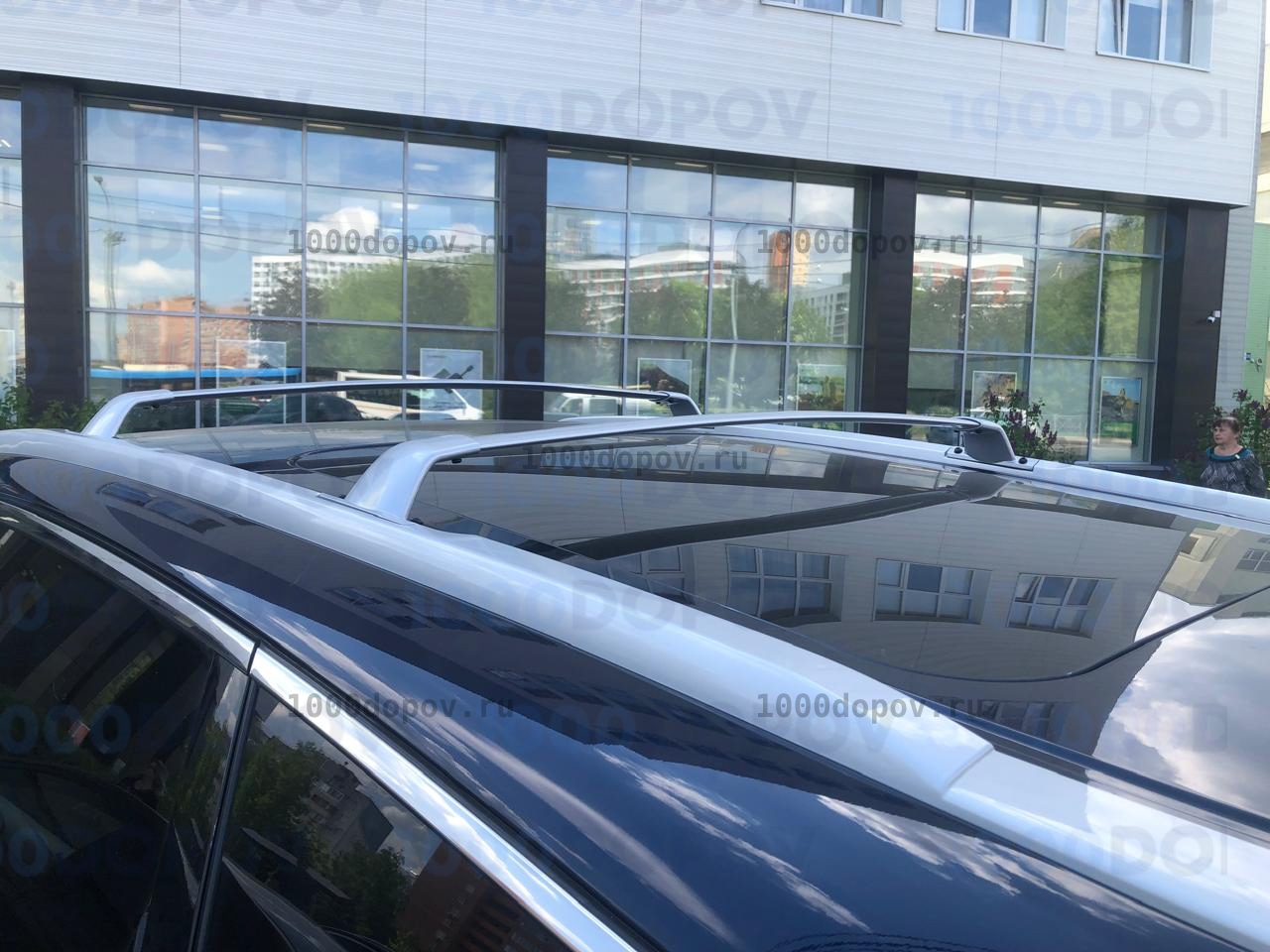 Багажник на рейлинги Infiniti QX60 2015-2021 штатный — рисунок 9