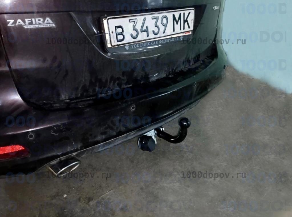 Фаркоп Leader Plus O117-A Opel Zafira C Tourer 2011-н.в. — рисунок 4